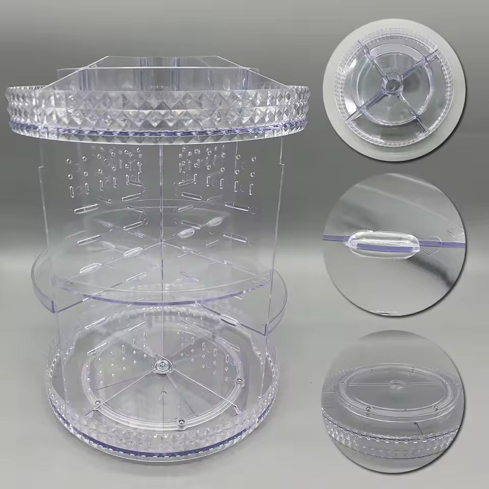 Organizador de Maquillaje Giratorio 360°
