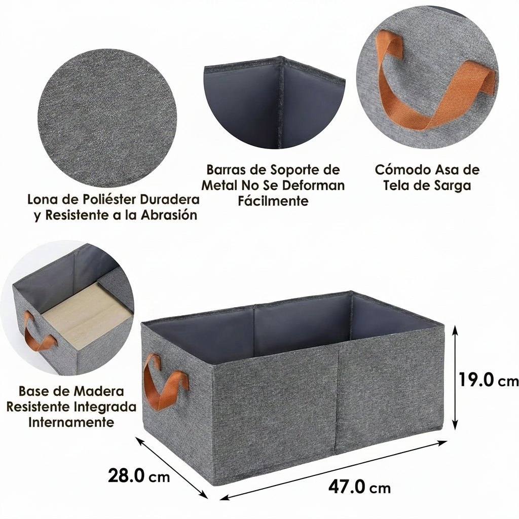 Canasta Organizadora Plegable (Individual)