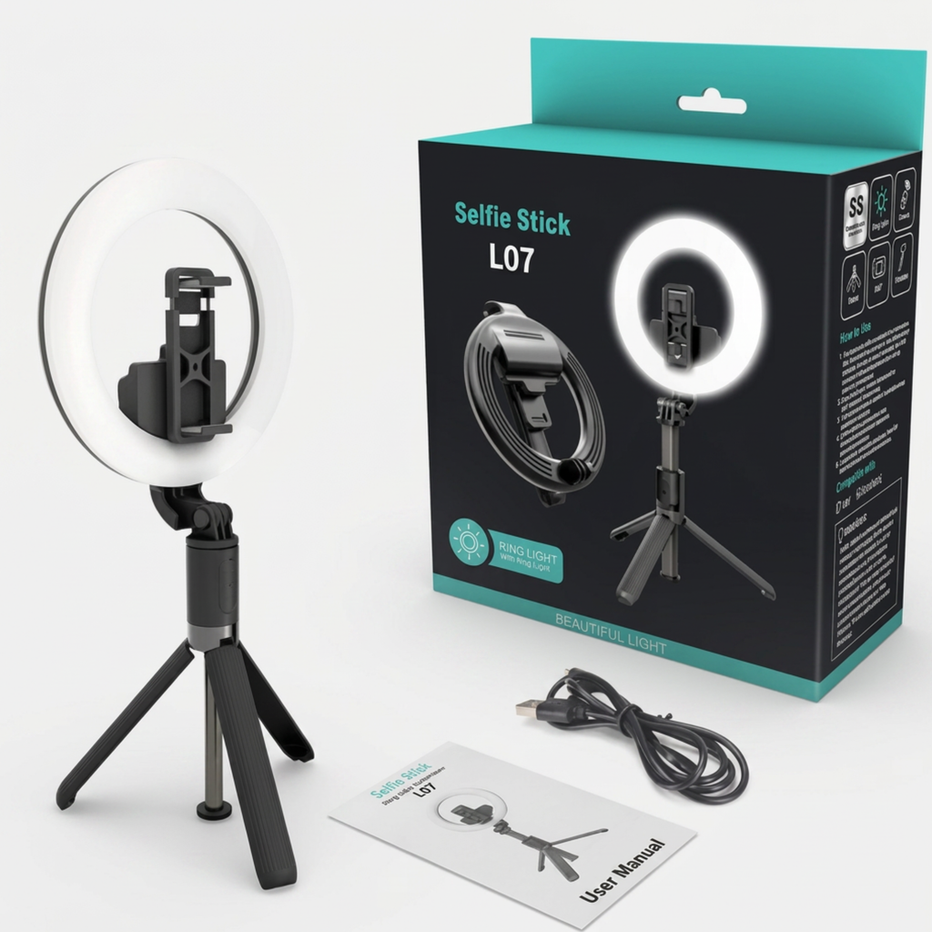 Mini Aro de Luz LED con Selfie Stick L07