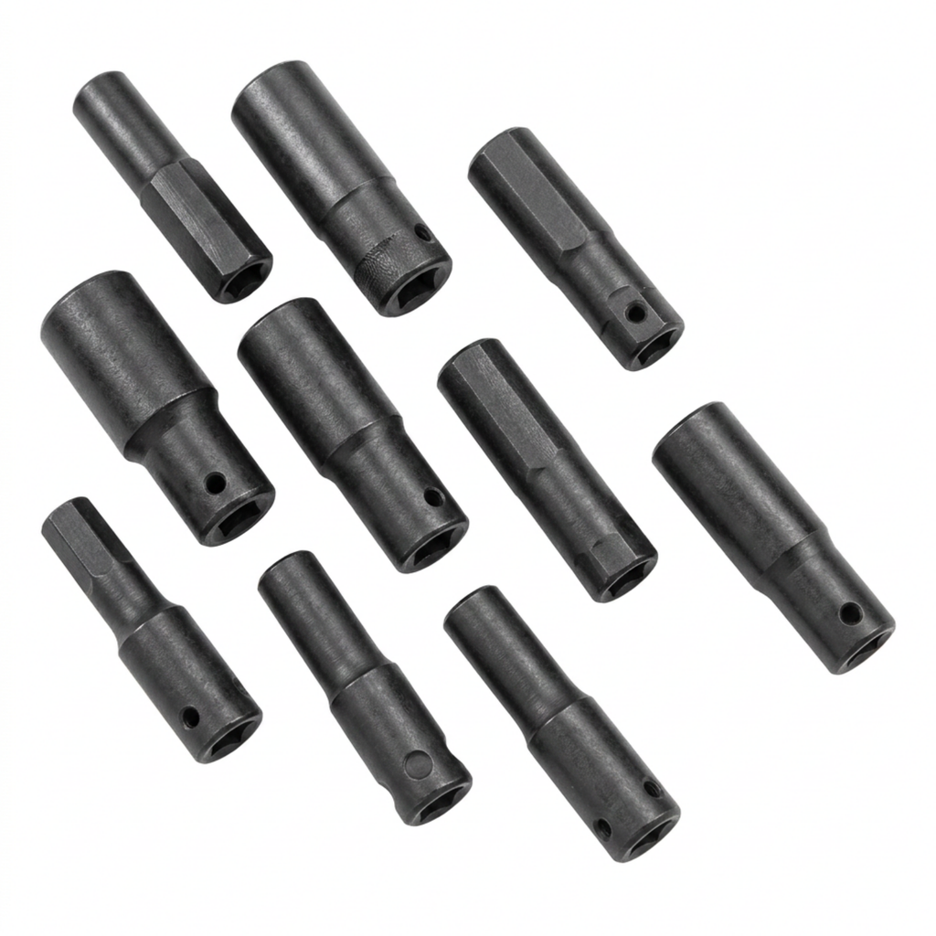 Set de Dados de Impacto Mecánicos de 10 Piezas