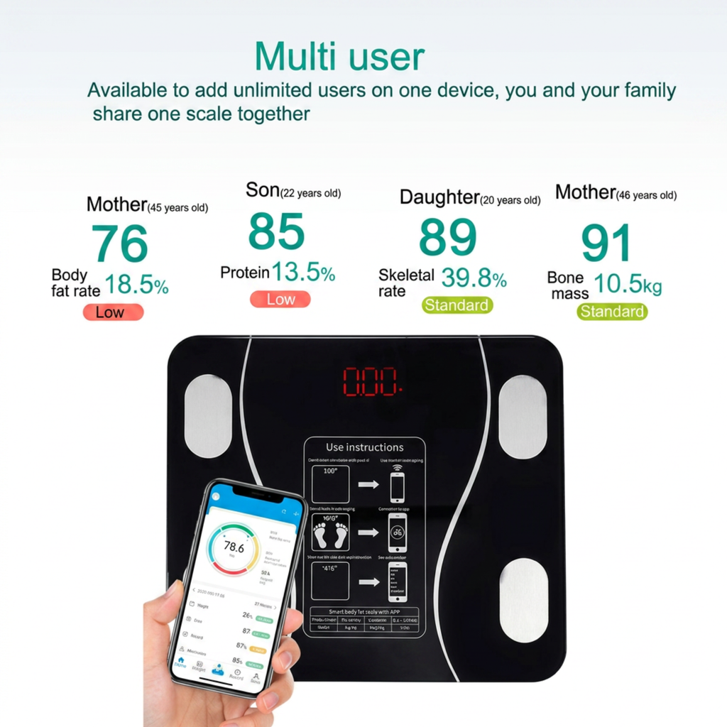 Pesa Digital con Bluetooth con Control por App