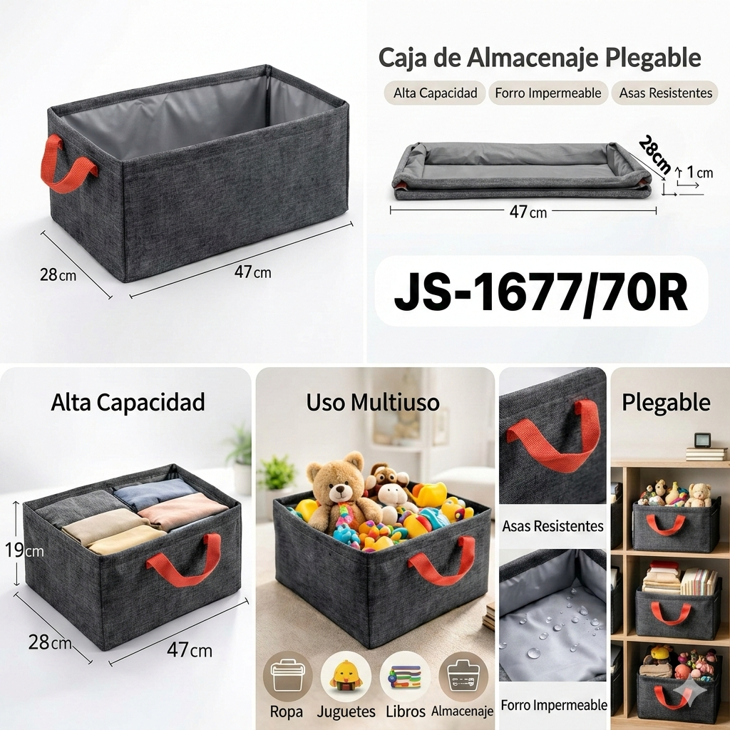 Canasta Organizadora Plegable (Individual)