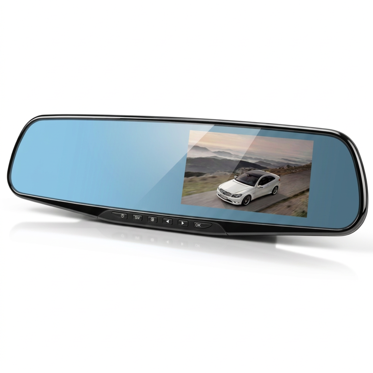 Cámara Espejo de Auto HD 1080p, incluye Dual con Reversa