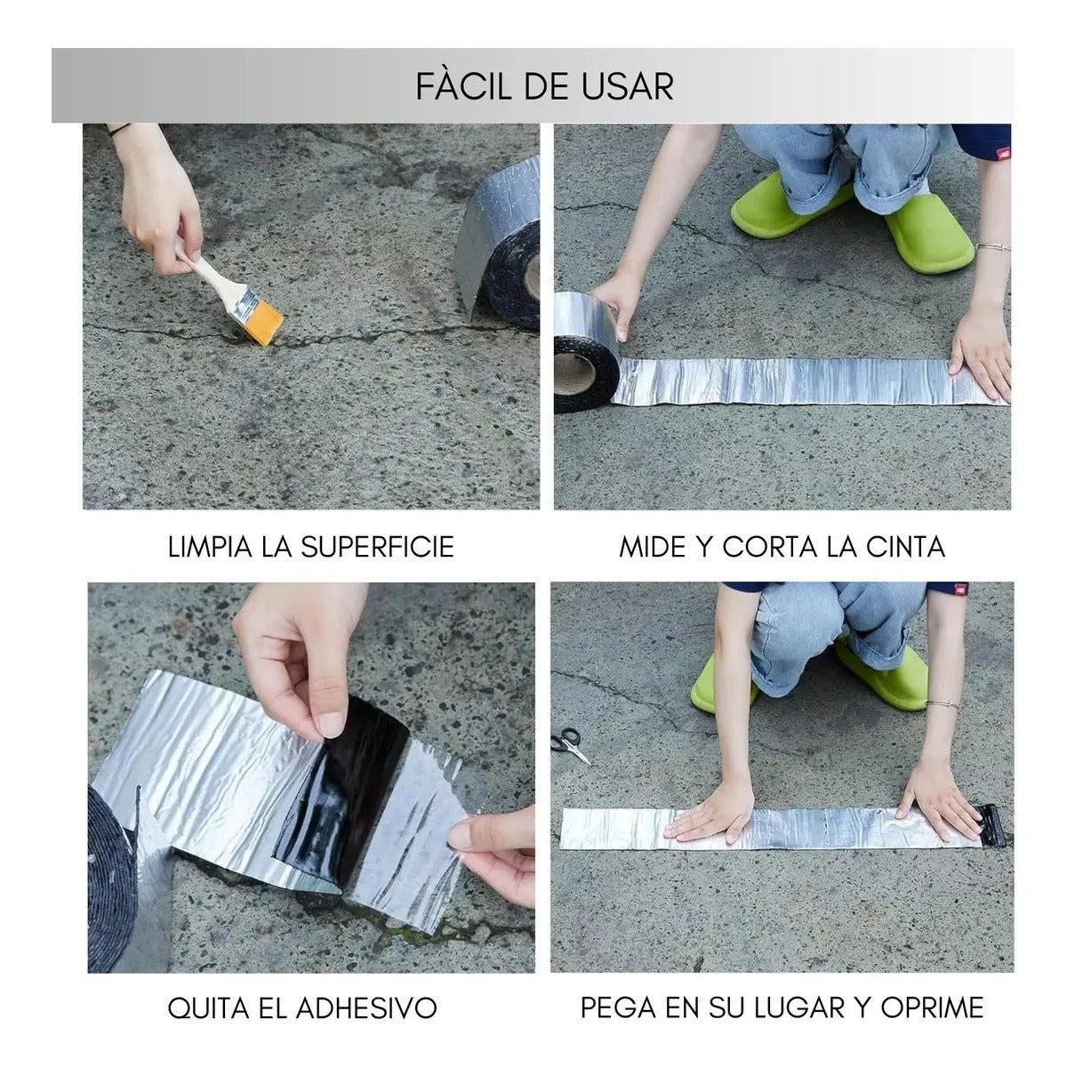 Cinta Impermeable para Techo de 2.5m