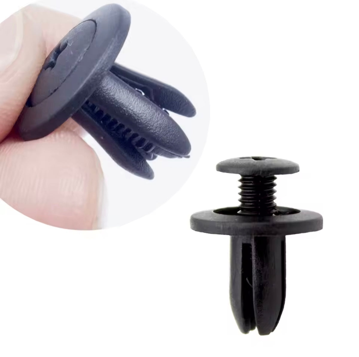 Kit 100 Clips Plásticos Universales para Vehículo Marca Pervoi