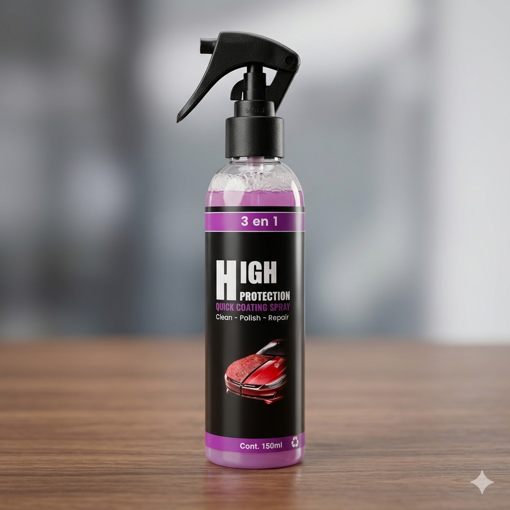 Protector Auto 3 en 1 con Cera Spray Cerámica 150ml