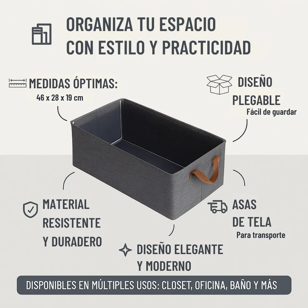 Canasta Organizadora Plegable (Individual)