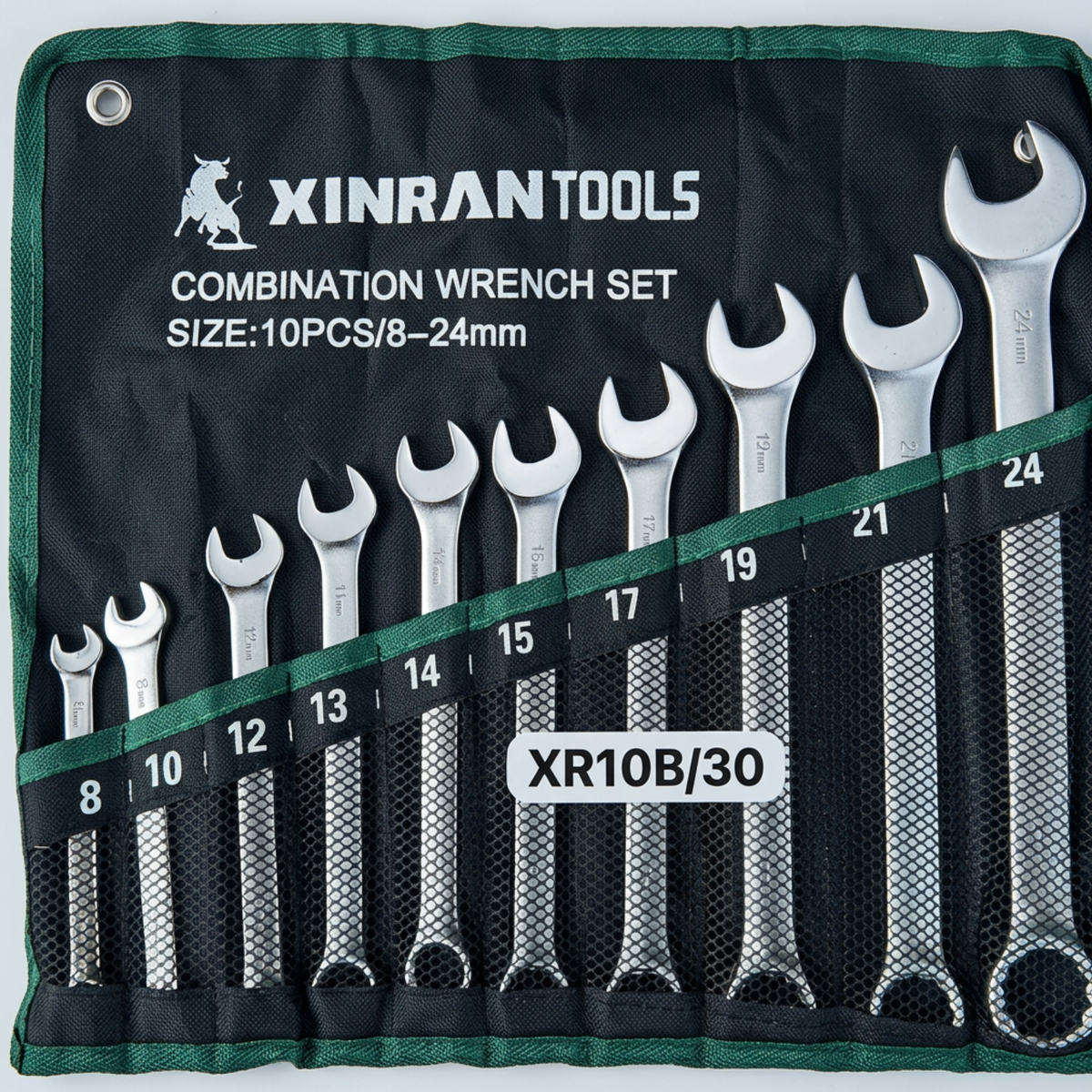 Juego de 10 Llaves Combinadas Métricas Marca Xinran Tools